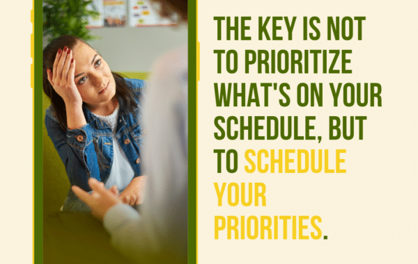 Schedule Your Big Rocks