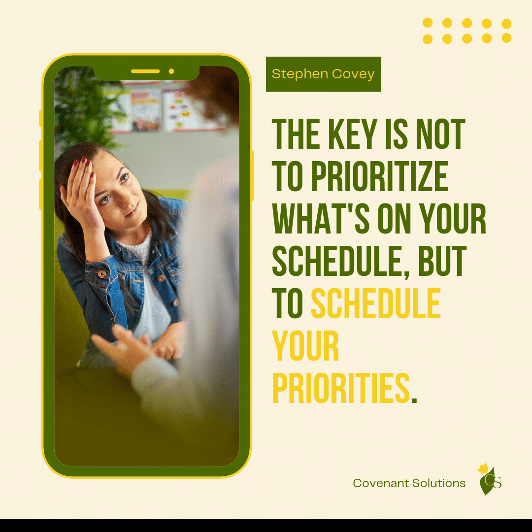 Schedule Your Big Rocks