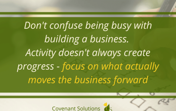 Busy Work vs Real Progress