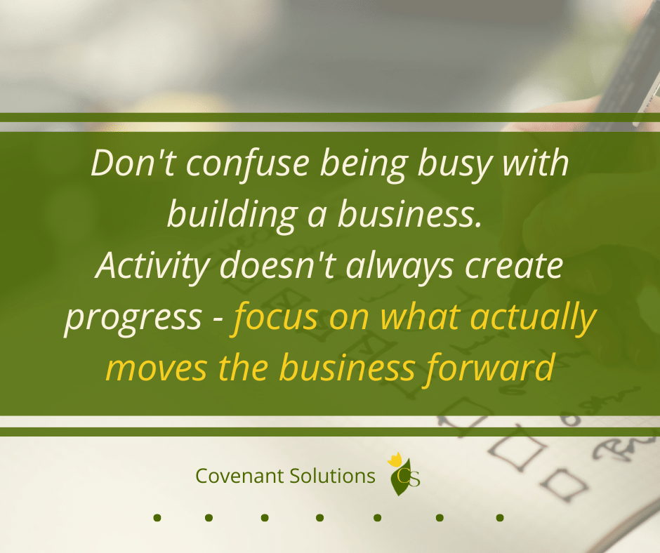 Busy Work vs Real Progress