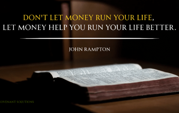 Don’t Let Money Run Your Life